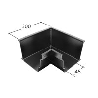 Marley Alutec Aligator Ogee No. 46 aluminium gutter angle GG530