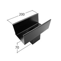 Marley Alutec Aligator Boxer aluminium gutter outlet GF426 GF526 GF626