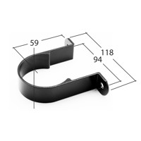 Marley Alutec Evolve circular aluminium downpipe pipe clip RT280