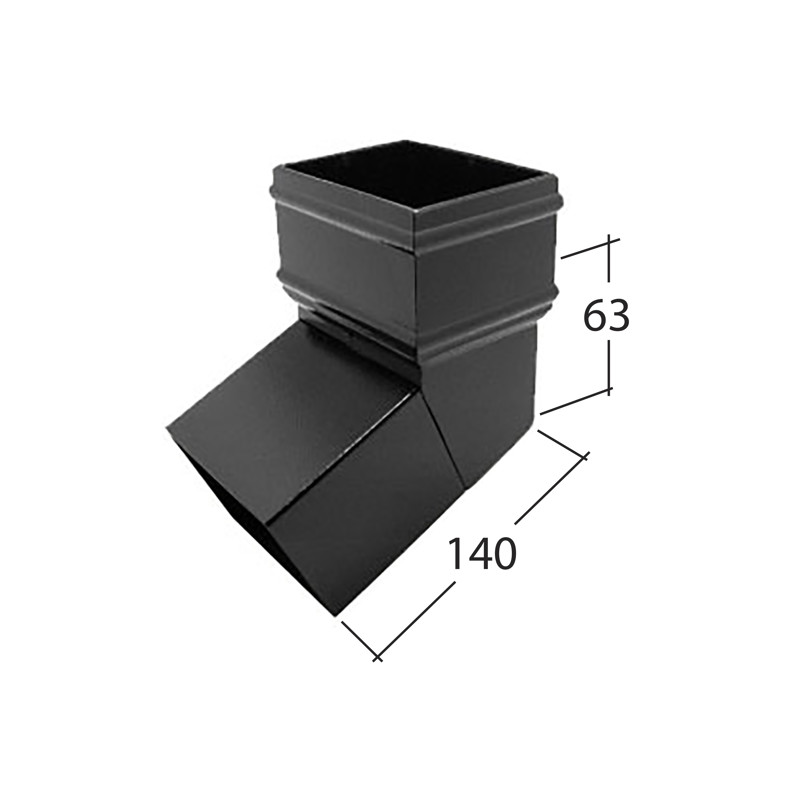 102x76mm Rectangle 112.5° Bend
