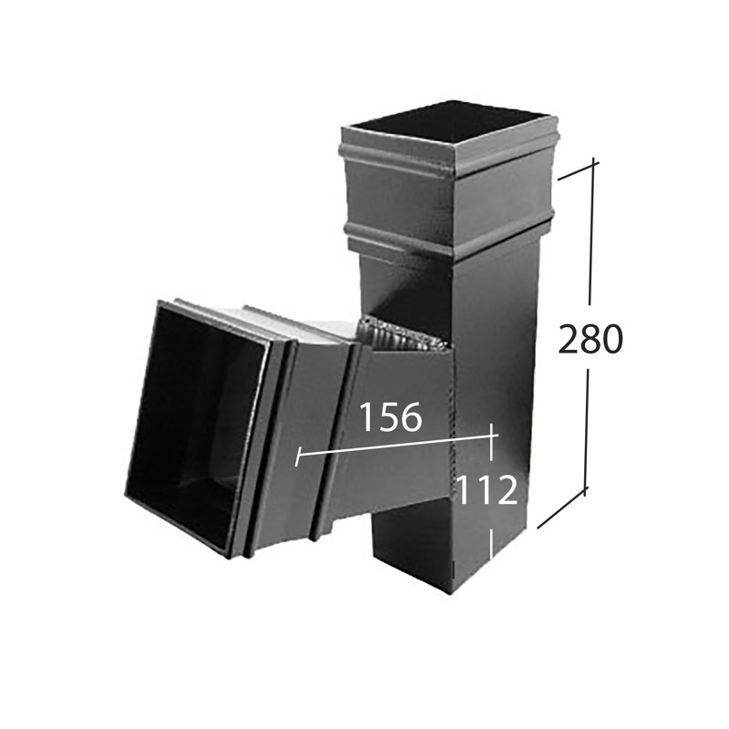 102x76mm Rectangle 112.5° Branch