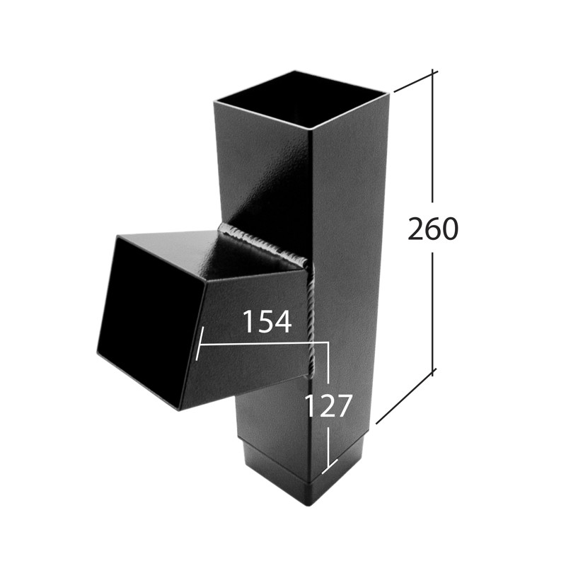 72mm Square 112.5° Branch