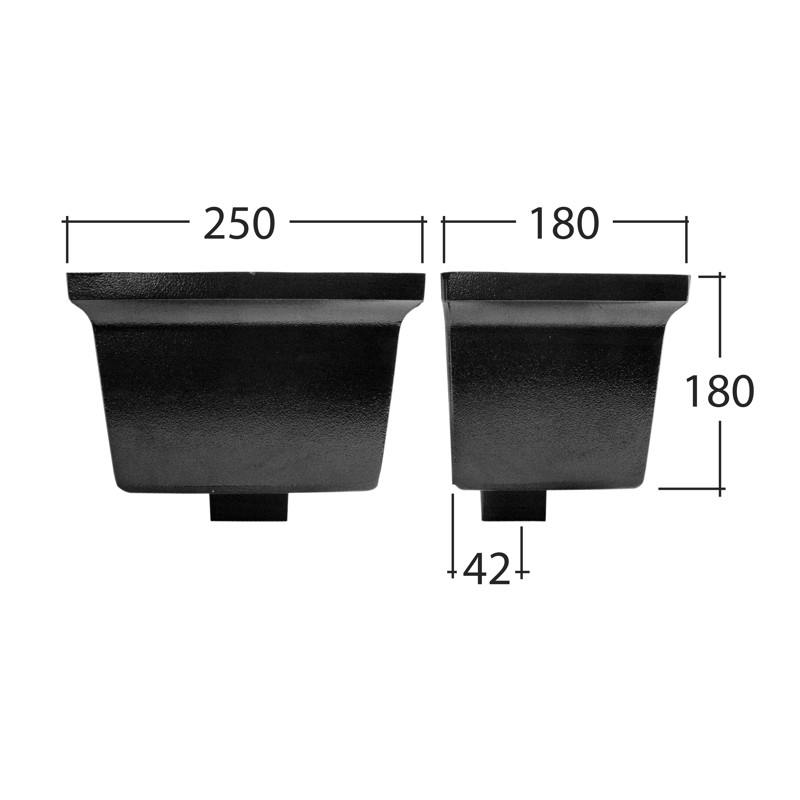 72mm Square Standard Hopper Head
