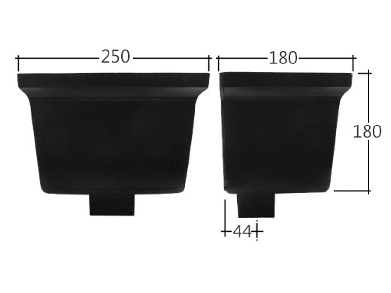 102x76mm Rectangle Standard Hopper Head