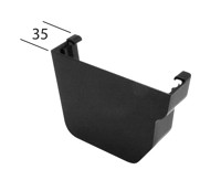 Marley Alutec Evolve Ogee aluminium gutter union GY550