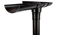 Marley Alutec Traditional Half Round aluminium gutter system halo photo