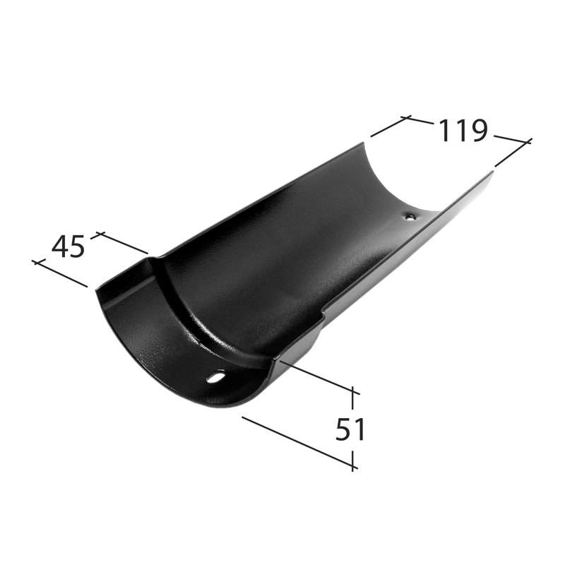 Traditional Half Round 113mm Gutter 1.83M