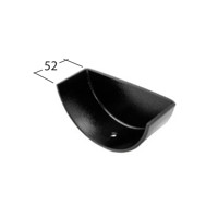 Marley Alutec Traditional half round aluminium gutter stop end GC155