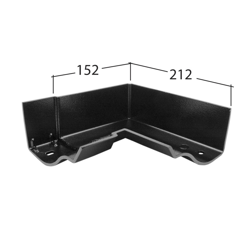90° Internal Angle 125mm