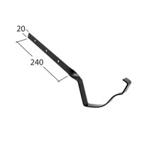 Marley Alutec Traditional Victorian Ogee aluminium gutter fixed rafter arm AV72