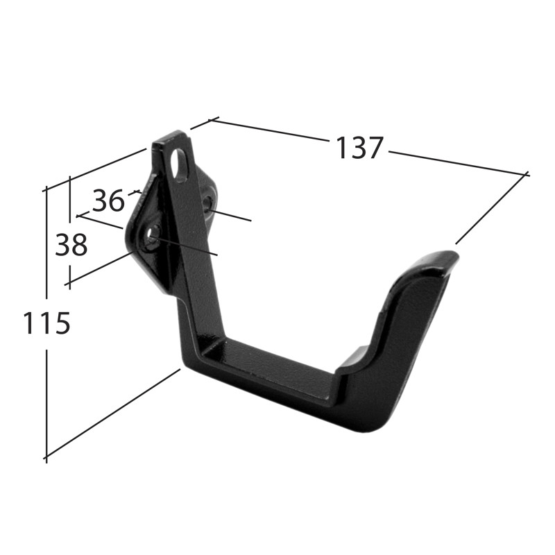 125mm Fascia Bracket