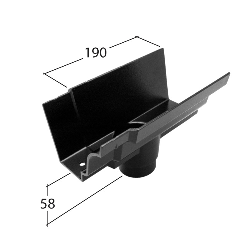 102x76mm Outlet 150mm