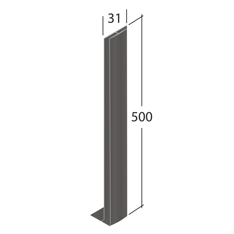H-Section Joint trim Type B 500mm