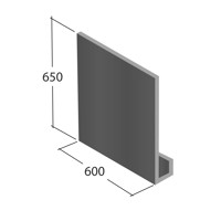 Marley Alutec Evoke aluminium fascia Type C gable box end
