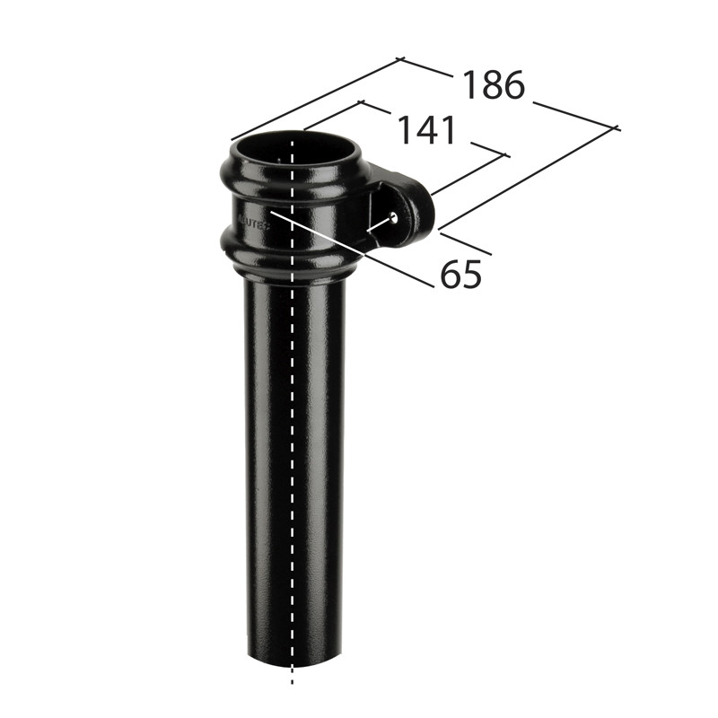 102mm Downpipe 2m