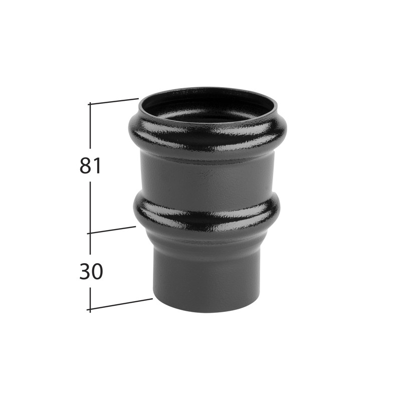 76mm Non Eared Pipe Socket