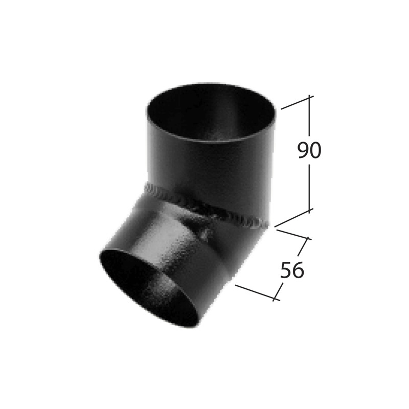 112.5° 76mm Bend
