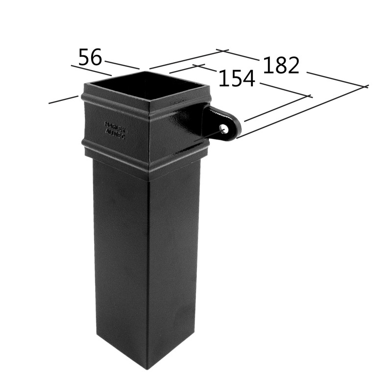 102mm Square Downpipe 3m