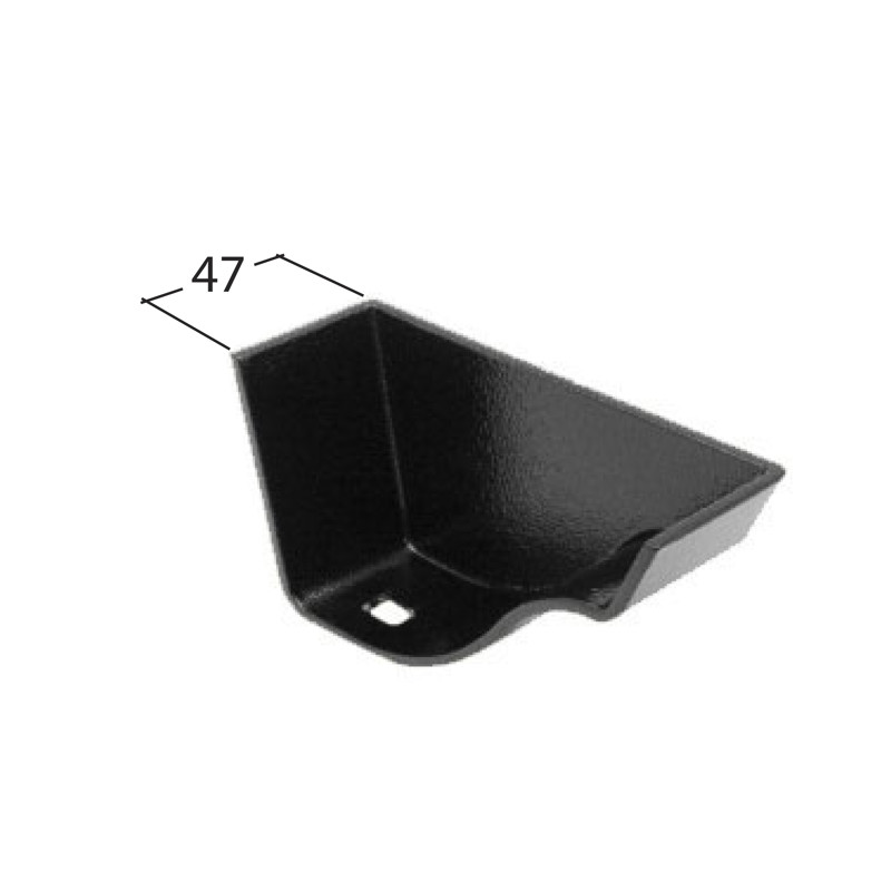 Right hand external Stop End 100mm
