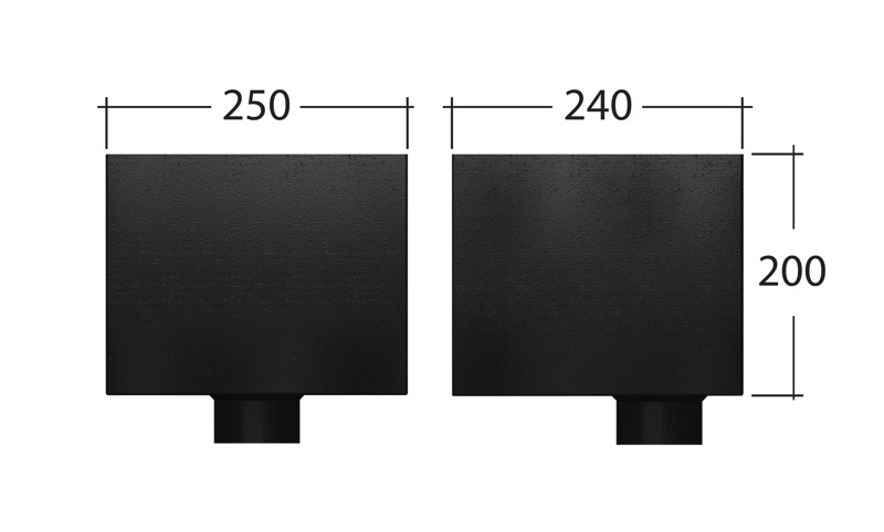 Tudor 63mm⌀ Standard Contemporary Hopper Head