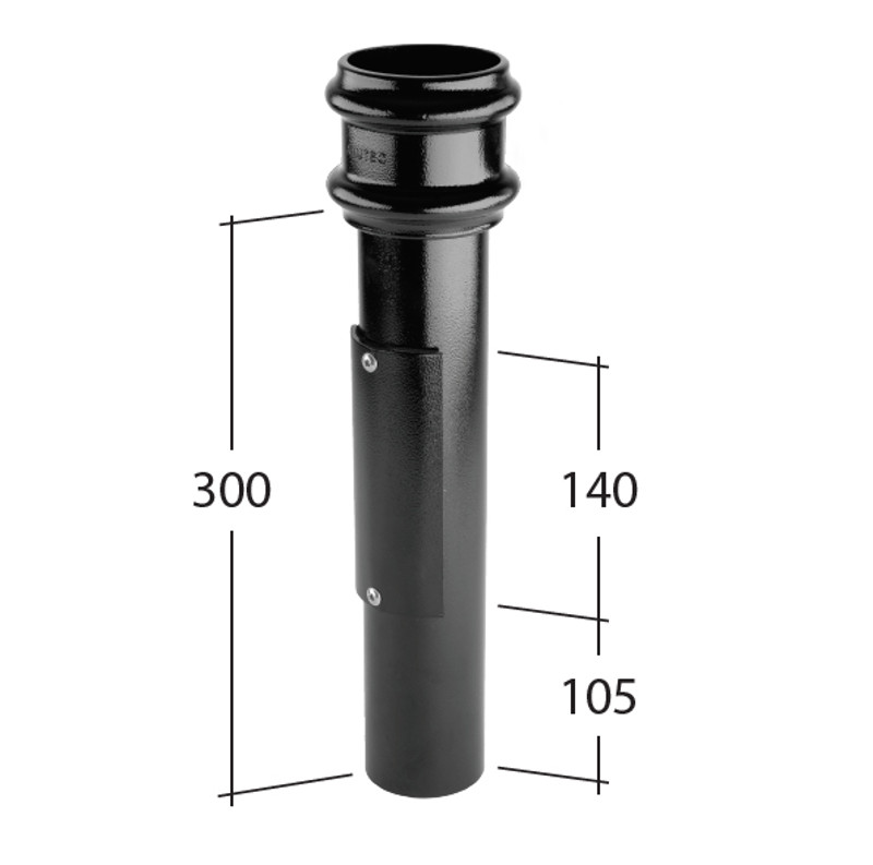 63mm Non Eared Access Pipe
