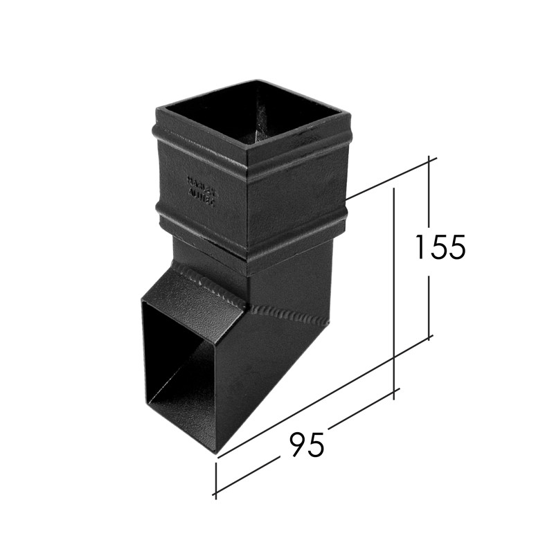 72mm Non-Eared Square Shoe
