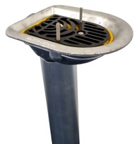 DR460EX Aluminium Balcony Outlets with Extended Spigot 102mm Side